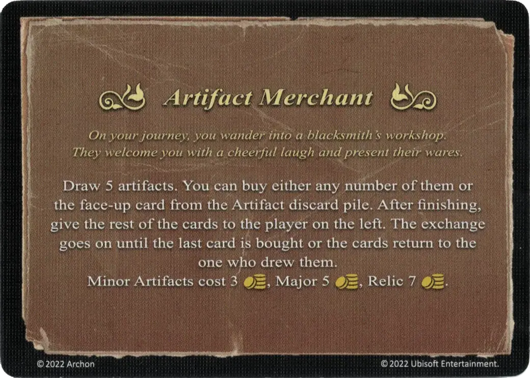 Marchand d'artefacts